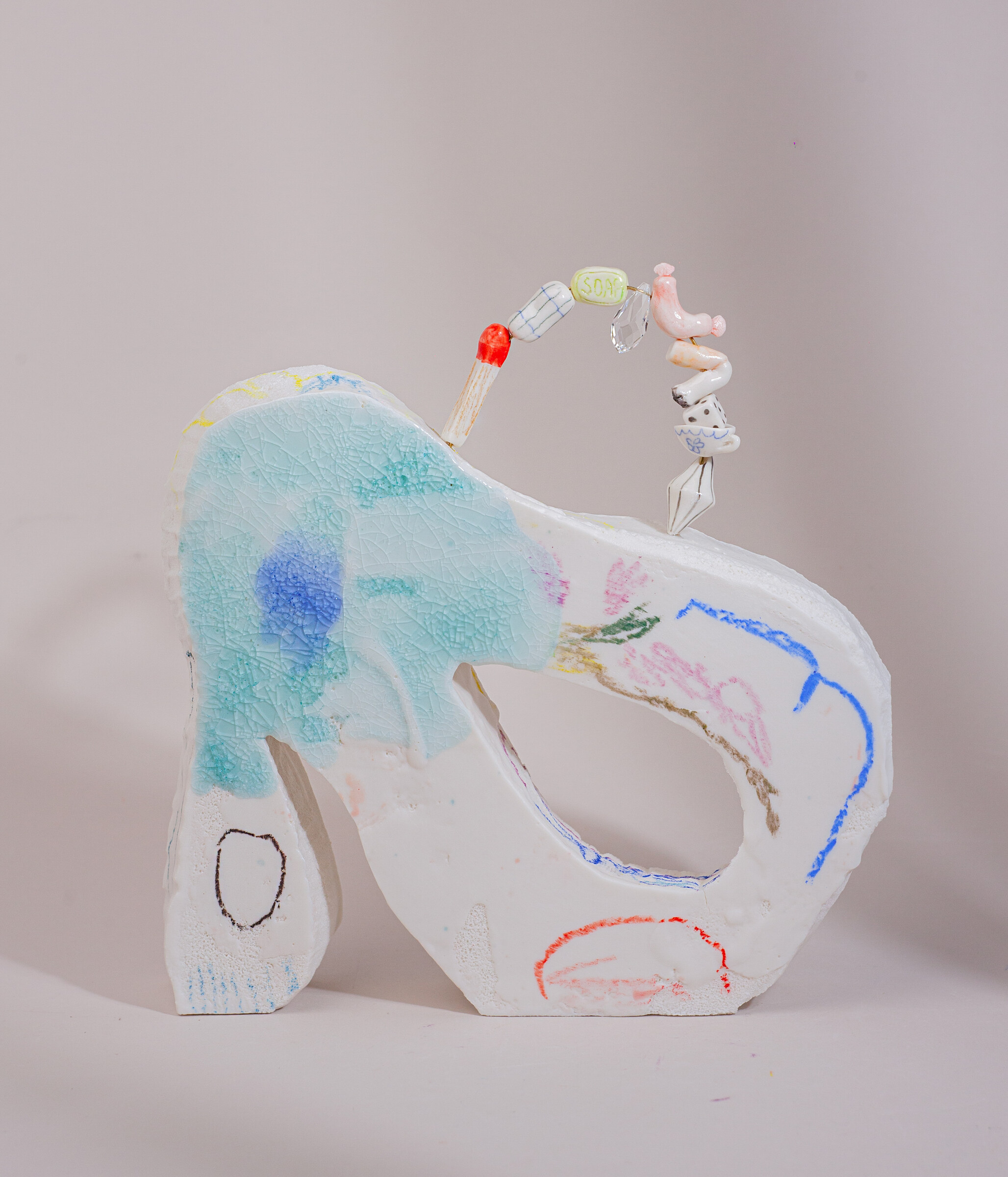Drops — porcelain object
